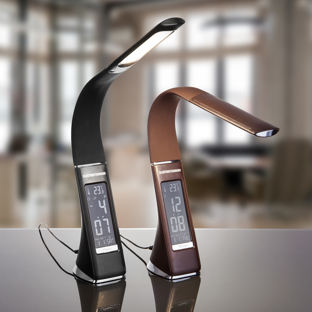 Настольная светодиодная лампа Elara коричневый TL90220