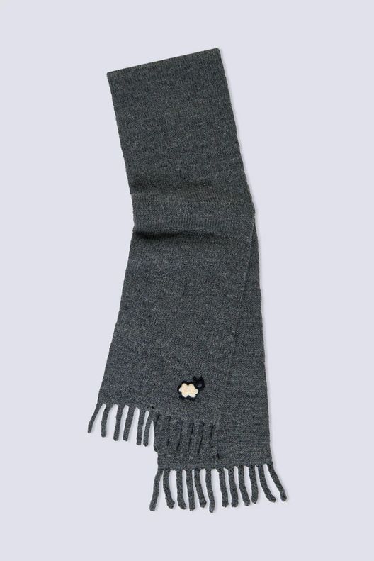 Шарф однотонный с одной овечкой / Mirstores