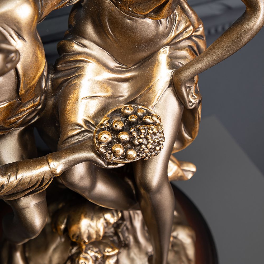 Скульптура Венок и фрукты Бронза