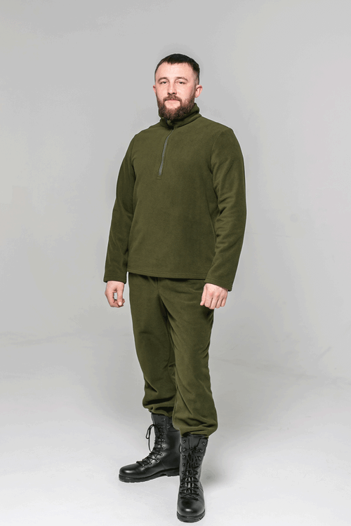 Флисовый костюм мужской поддёва