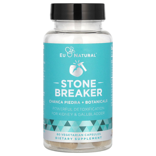 Eu Natural, STONE BREAKER, филлантус нирури, 60 вегетарианских капсул