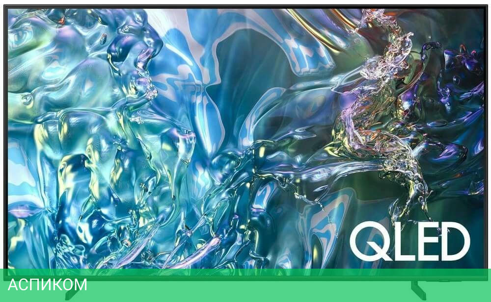 Телевизор Samsung QE85Q60DAUXRU Series 6 серый