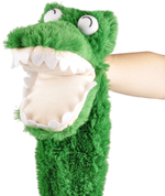FLAMINGO Игрушка на руку для собак плюшевая "Крокодил", 110 см