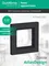 Рамка 1-м AtlasDesign Aqua IP44 карбон SE ATN441001