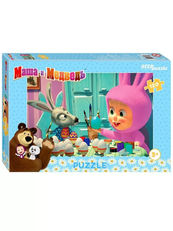 Пазл для детей 4 5 6 7 лет Маша и Медведь 2 104 элемента