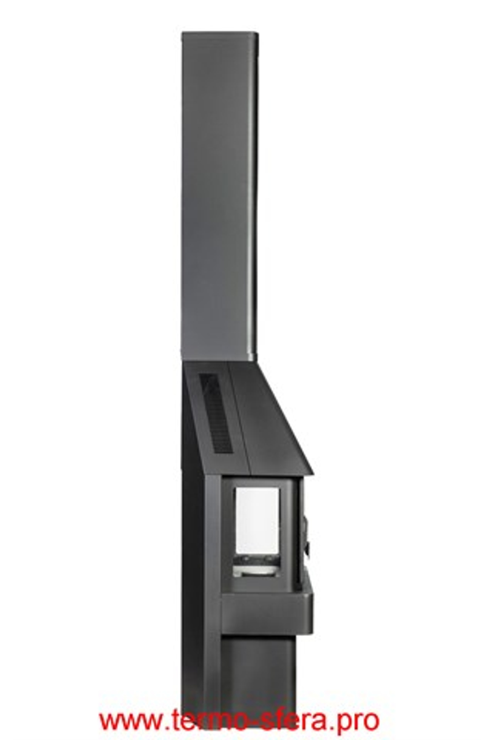 Камин БАВАРИЯ ТРИ СТЕКЛА черный