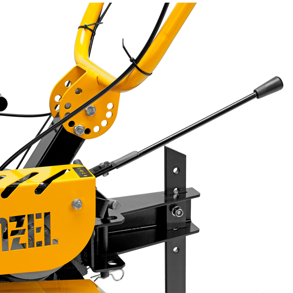 Мотоблок DPT-270SB, 7 л.с., ремен.сцеп, фрез 3х4, ШОМ, без колес, передачи 2В/1Н Denzel