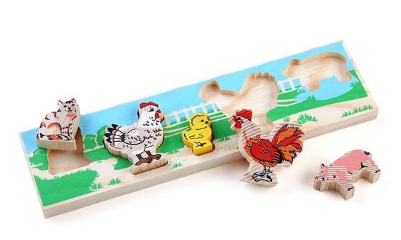 Доска-Вкладыш &quot;Домашние Животные&quot; двор