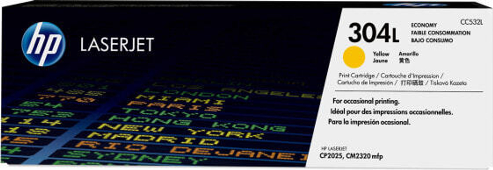 HP 304L тонерный картридж 1 шт Подлинный Желтый CC532L