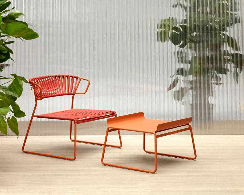 Столик кофейный Scab Design Lisa Lounge Side Table, терракотовый