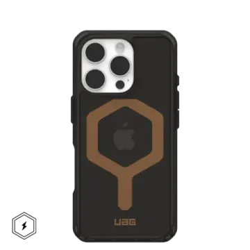 UAG Plyo with MagSafe Series Case for Apple iPhone 16 Pro Black/Bronze (Чёрный)