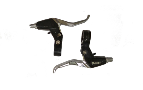 Ручки тормозные POWER, под "два пальца", алюминиевые