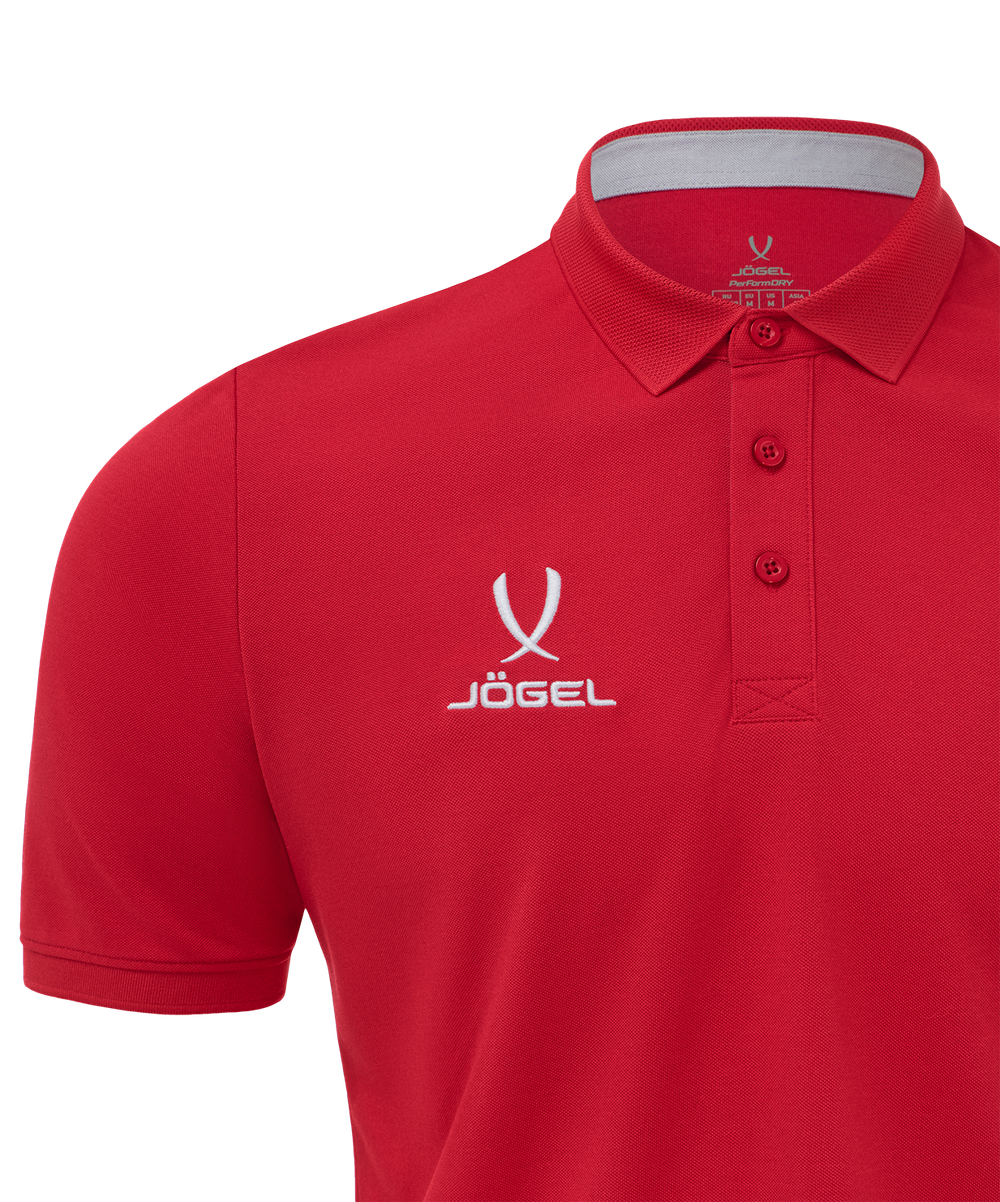 Поло JÖGEL PREMIER PerFormDRY CVC Polo, красный