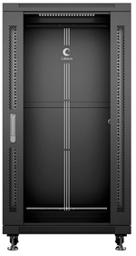 Шкаф напольный 19", 18U Cabeus SH-05C-18U60/60-BK