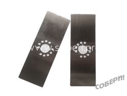 Накладка декоративная с отверстием для установки ламповой керамической 9-штырьковой панели