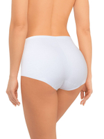 Бесшовные трусики-макси без рисунка (Размер: XXL) (Цвет: черный)