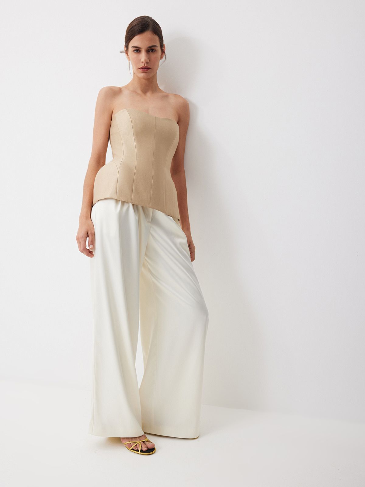 Эффектные брюки с сатиновым блеском Eastern Muse