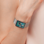 Браслет Fiore Luna на металлическом ремешке CB01688-3 BL/S