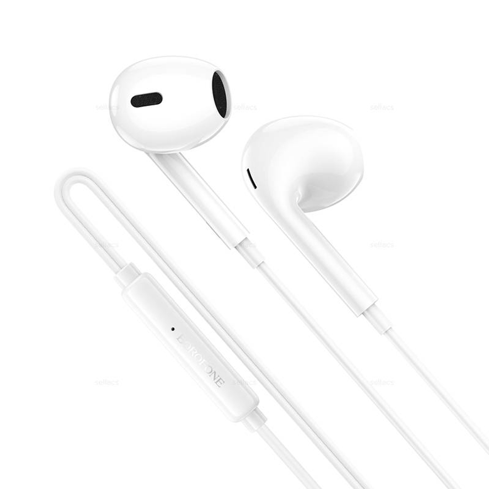 Проводные наушники Borofone BM100 Pro (white)