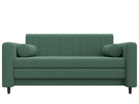 Диван прямой Лига-070, Амур 11 РОГОЖКА зеленый