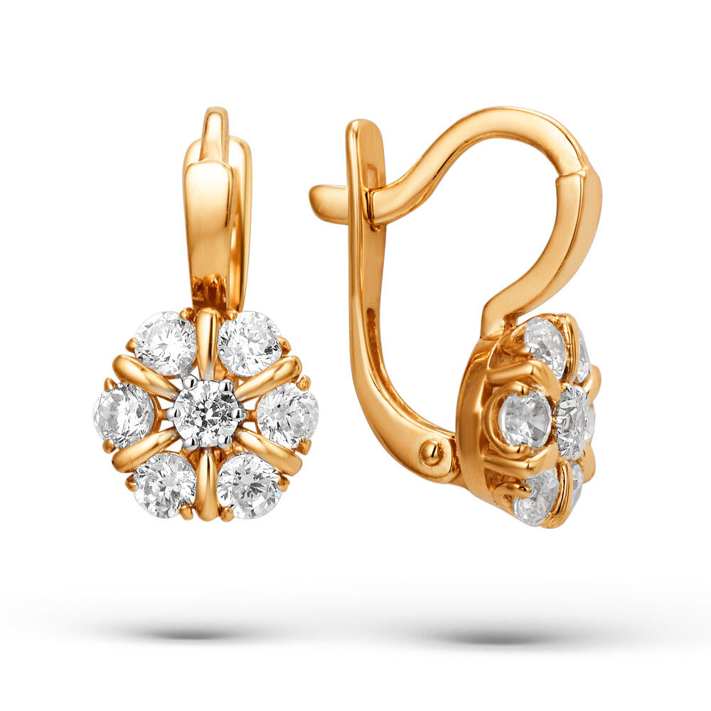 Серьги из золота 585 пробы