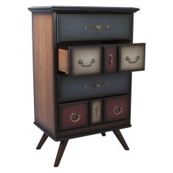 Комод Пандора - 1 с 4 ящиками Орех Mix