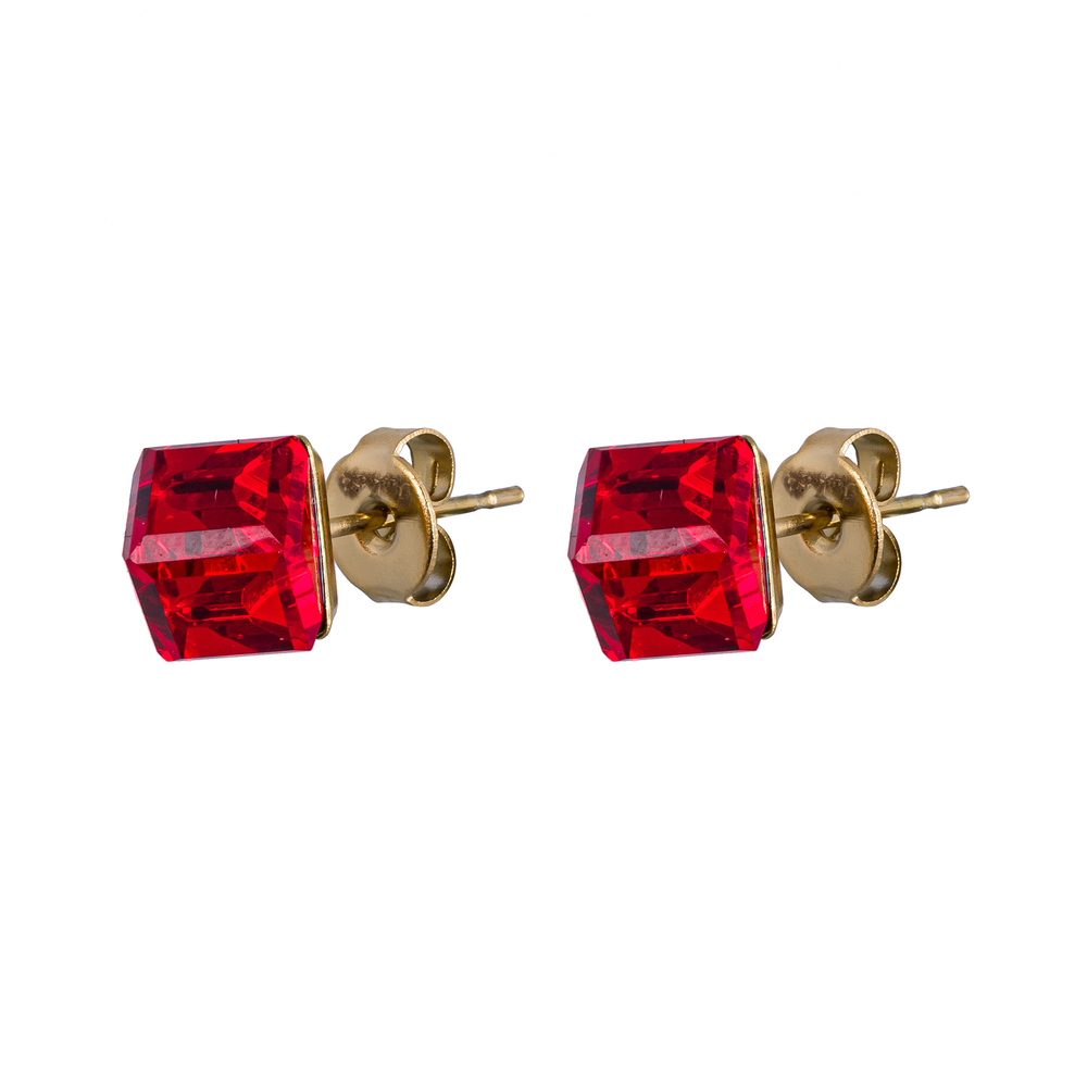 Серьги пусеты Fiore Luna Siam SWE2127/2 SI G
