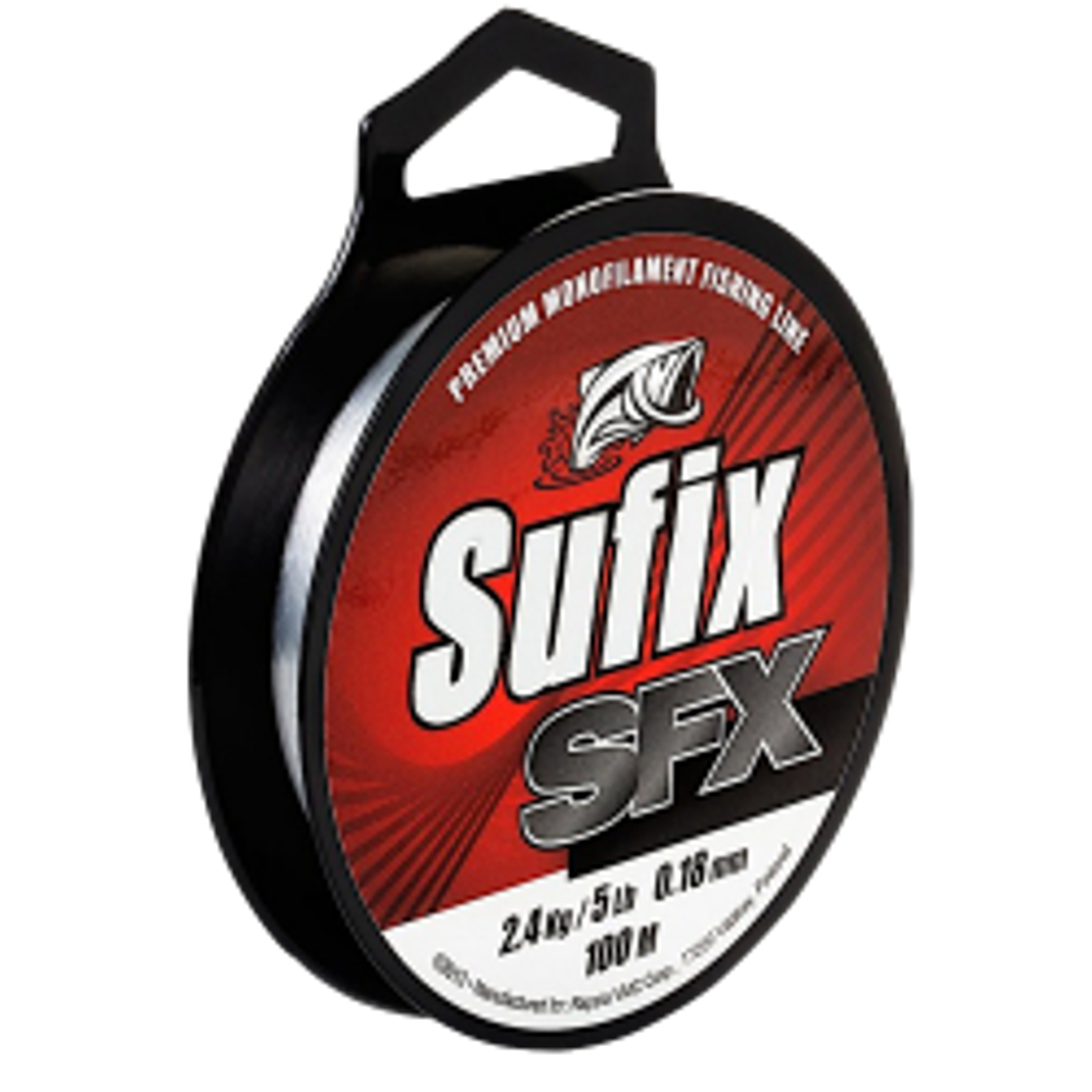 Леска Sufix SFX 100м 0.35мм 6.8кг DS1CA035024A9N
