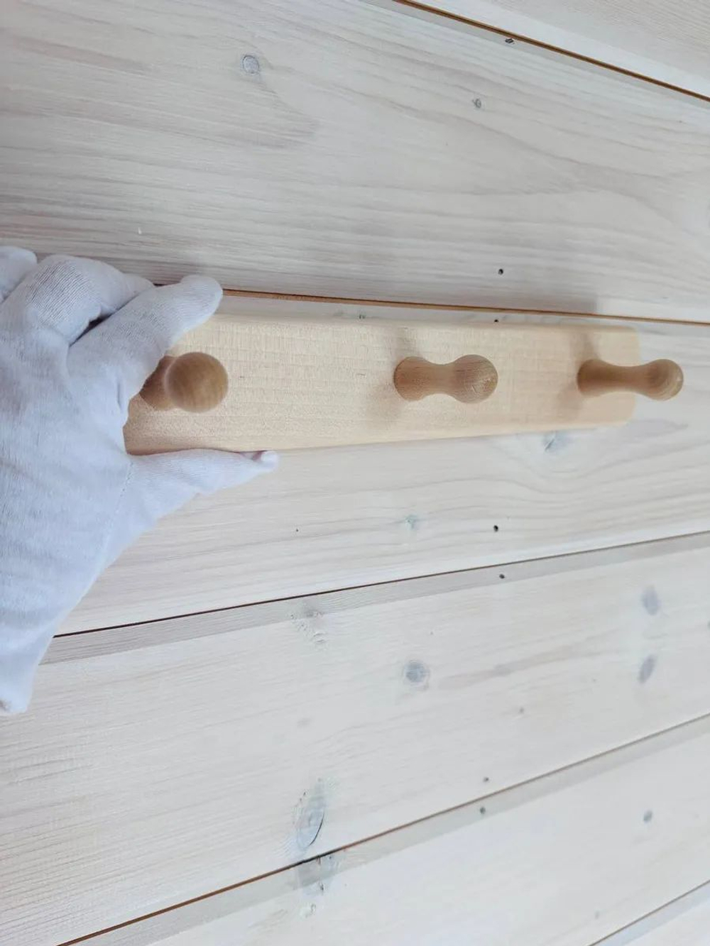 Вешалка для бани 3 крючка