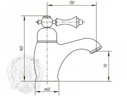 Смеситель для раковины Migliore Bomond ML.BMD-9713 схема