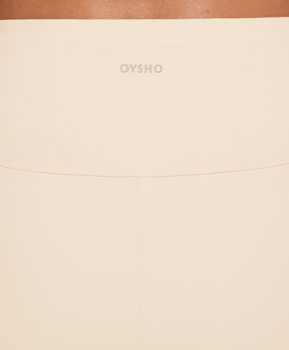 OYSHO Велосипедки Comfortlux с высокой посадкой длиной 10 см, овсяный