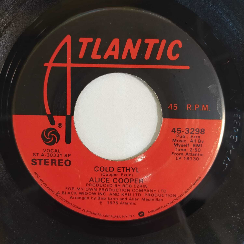 Alice Cooper - Welcome To My Nightmare (США 1975г.) 7", 45 RPM, Single