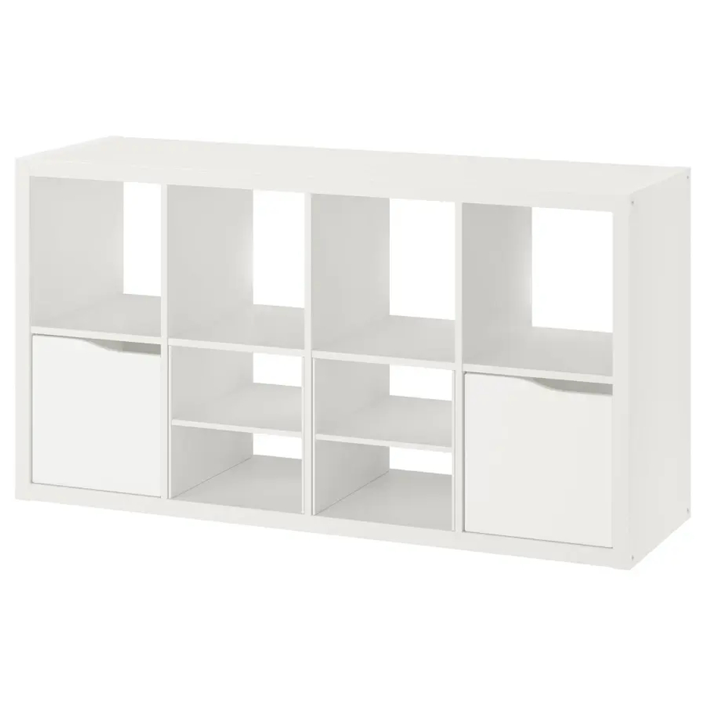 Стеллаж - IKEA KALLAX, 147х39х77 см, белый, КАЛЛАКС ИКЕА