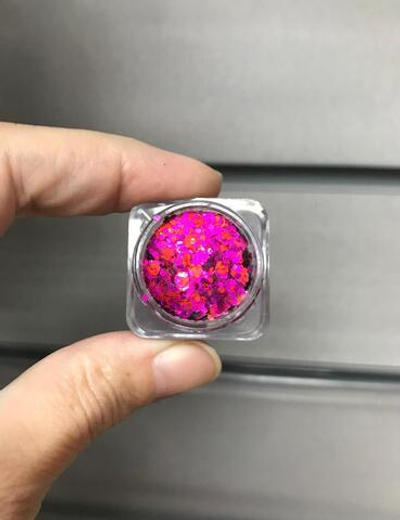 Крем-блестки LENA PANTERA малиново-красный микс 5 гр