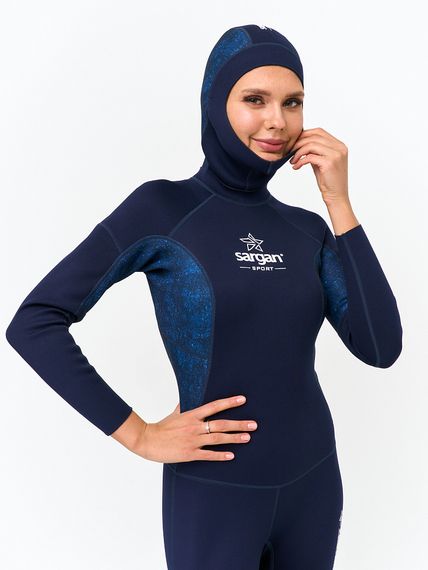 Шлем Sargan Sport 1021/BL короткий 3 мм синий