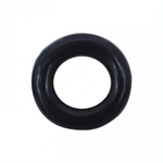 Эрекционное кольцо без рельефа №3 ROSYLAND (черный) (Цвет: черный)