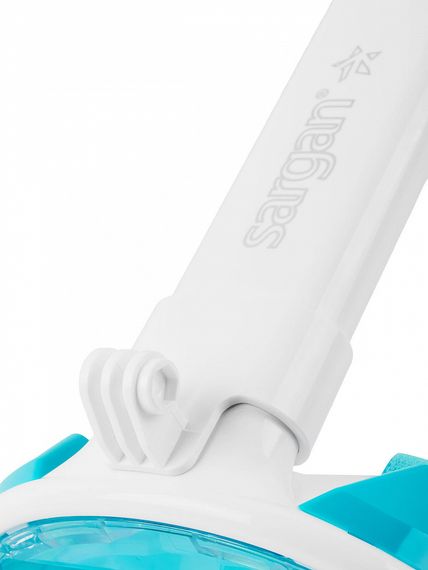 Маска полнолицевая Sargan Планета океан 2.0 белый/бирюзовый