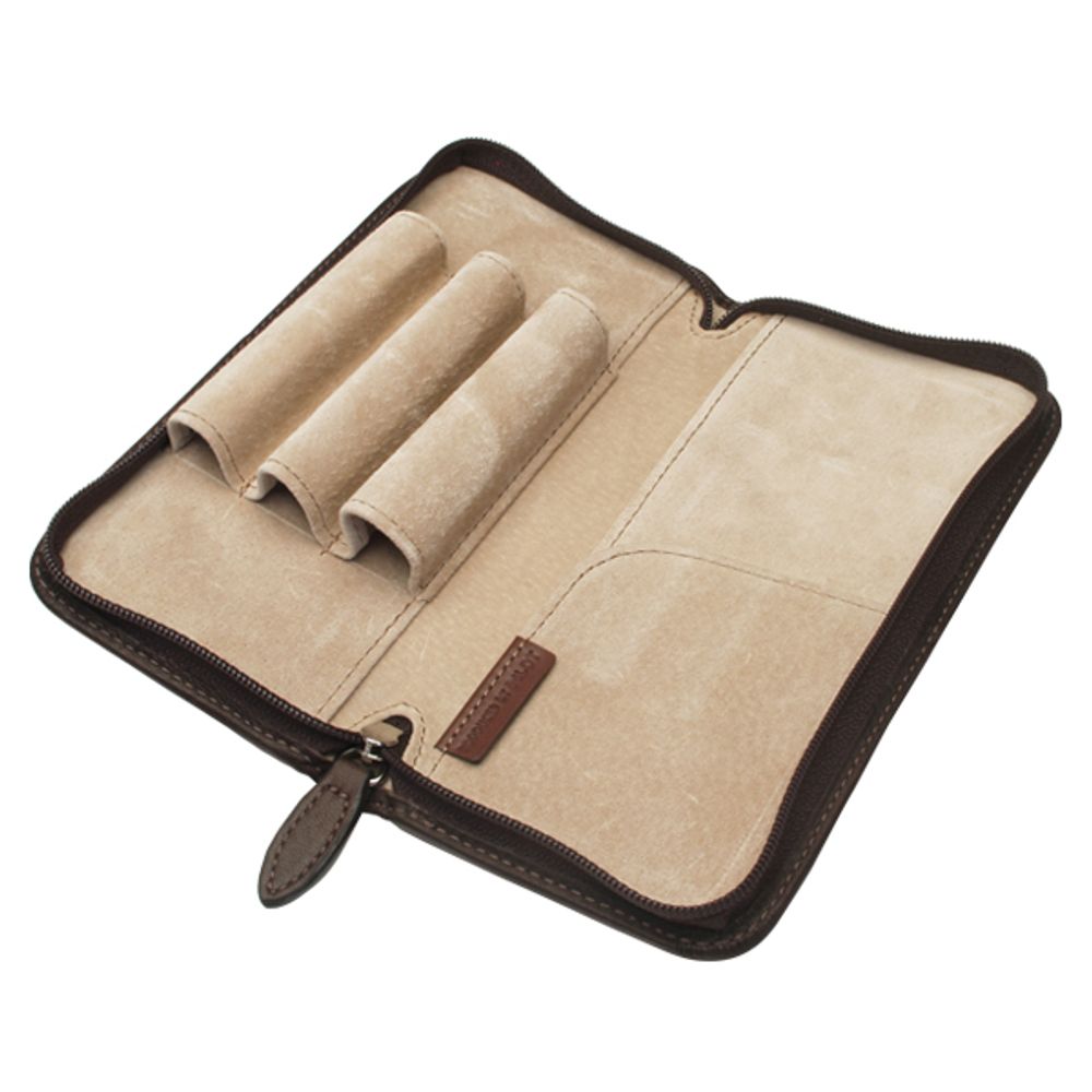 Пенал PILOT Pensemble на молнии темно-коричневый (PSPC-01-DBN) 2