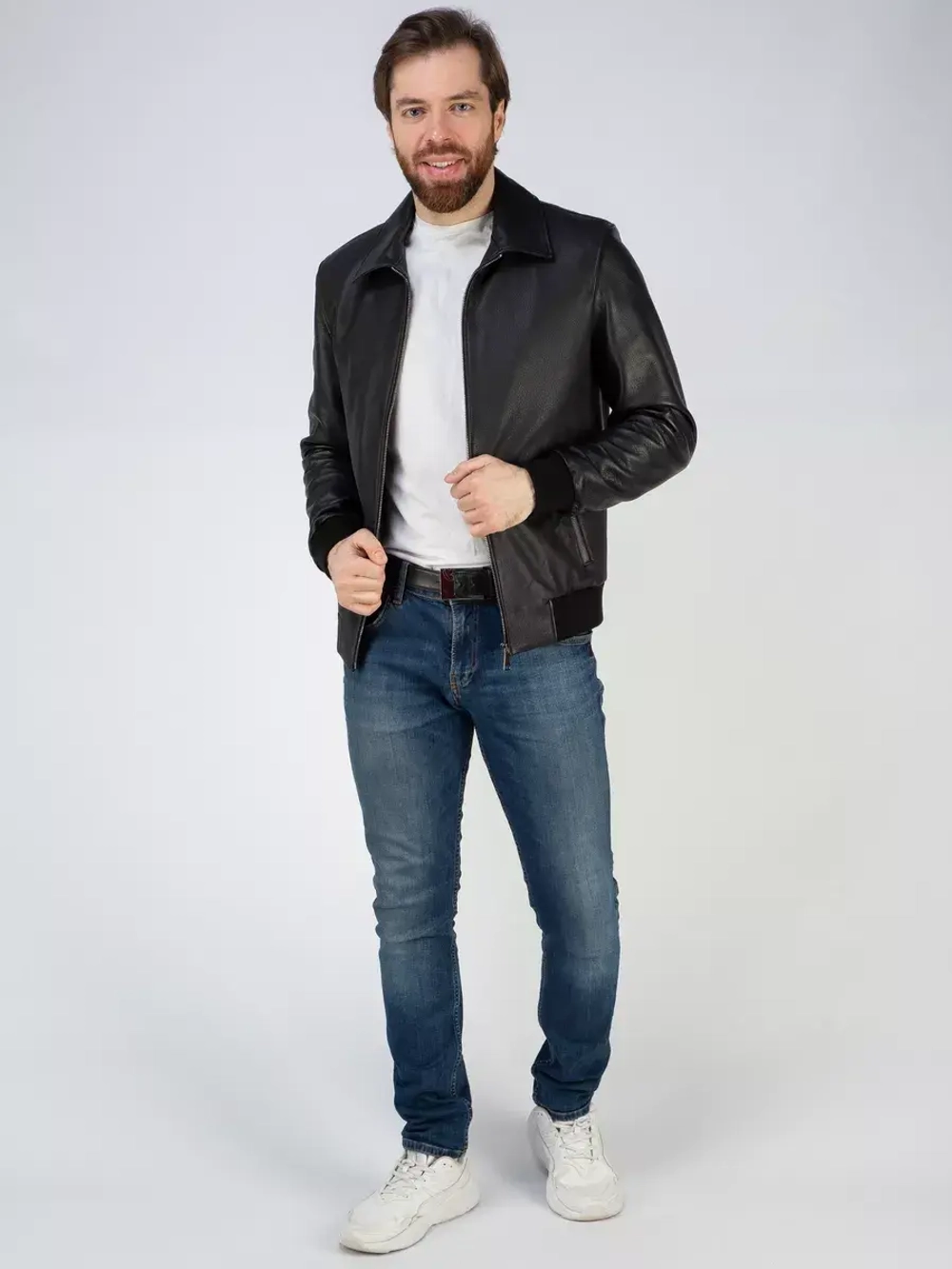 Кожаная куртка демисезонная Турция