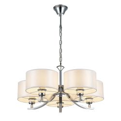 Citilux Эвита CL466150 Люстра подвесная с белыми абажурами