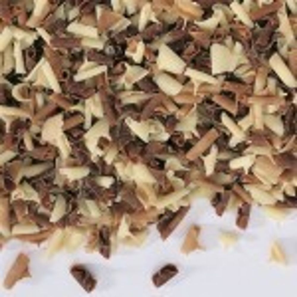 Шоколадный декор Callebaut &quot;Завитки из белого и темного шоколада&quot; 100г
