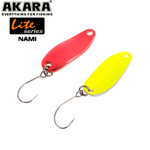 Блесна колебалка Akara Lite Series Nami 33 3,5 гр. Red-01