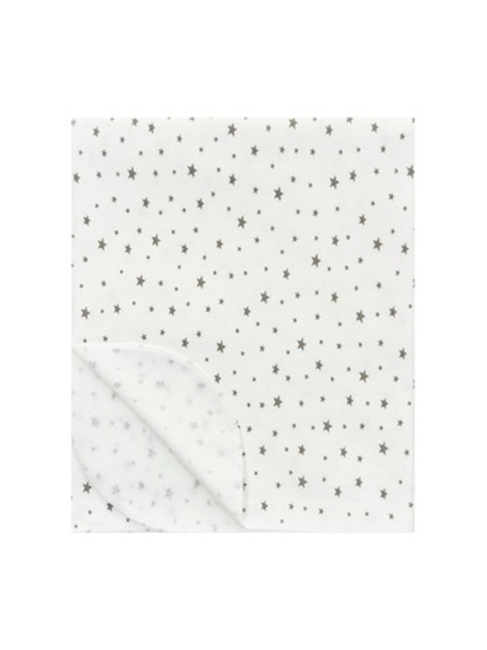 Утеплённая пелёнка Звездочки gray