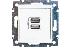 Розетка USB Legrand Valena двойная 1500мА белый 25260