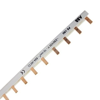 Гребенчатая шина PS1/60 1-полюсная 60 модулей 63А ABB 2CDL210001R1060