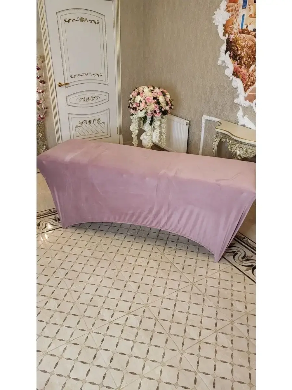 Чехол на кушетку велюровый 190/70 удлиненный