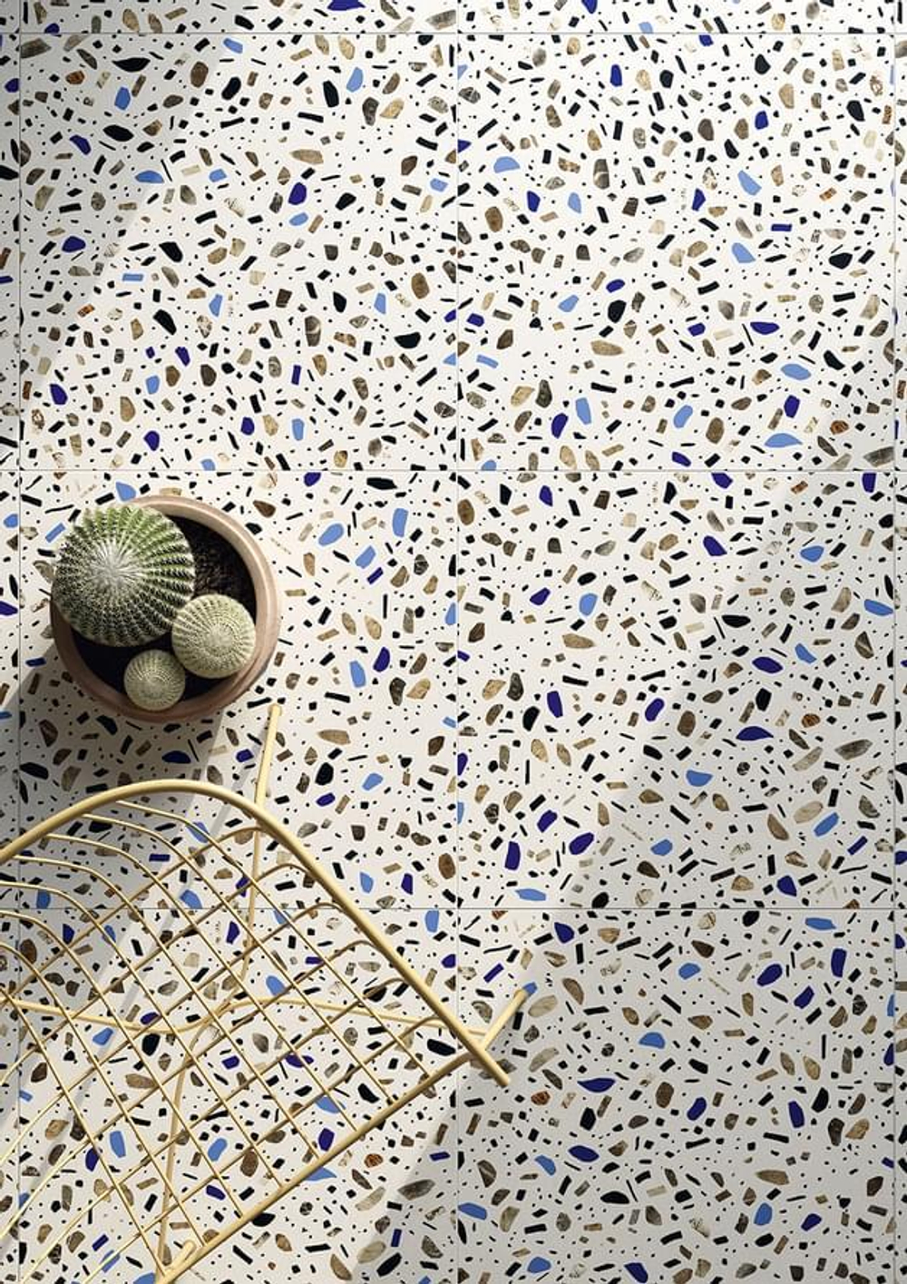 Fioranese Ceramica Ghiaia Maxi Bianco Lev 60x60