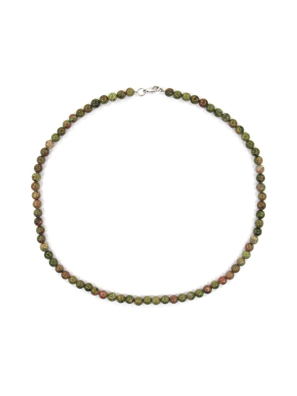Бусы из унакита yabu993-zel6