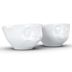 Набор чаш Snoozy & Tasty, 200 мл, белый, 2 шт.