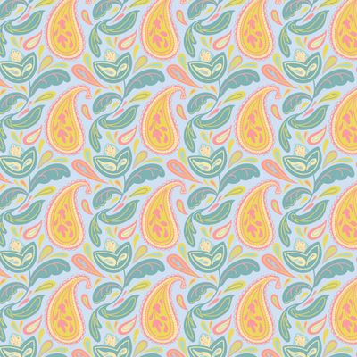 Цветочный Пейсли / турецкий огурец